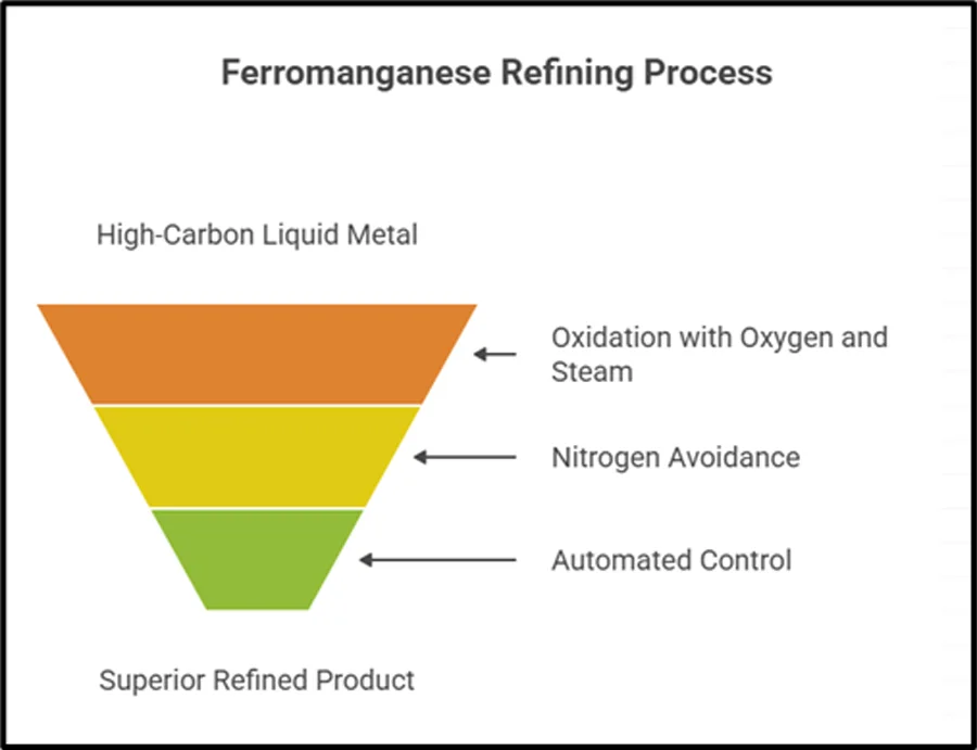 Ferromanganese refining process used by BFCL